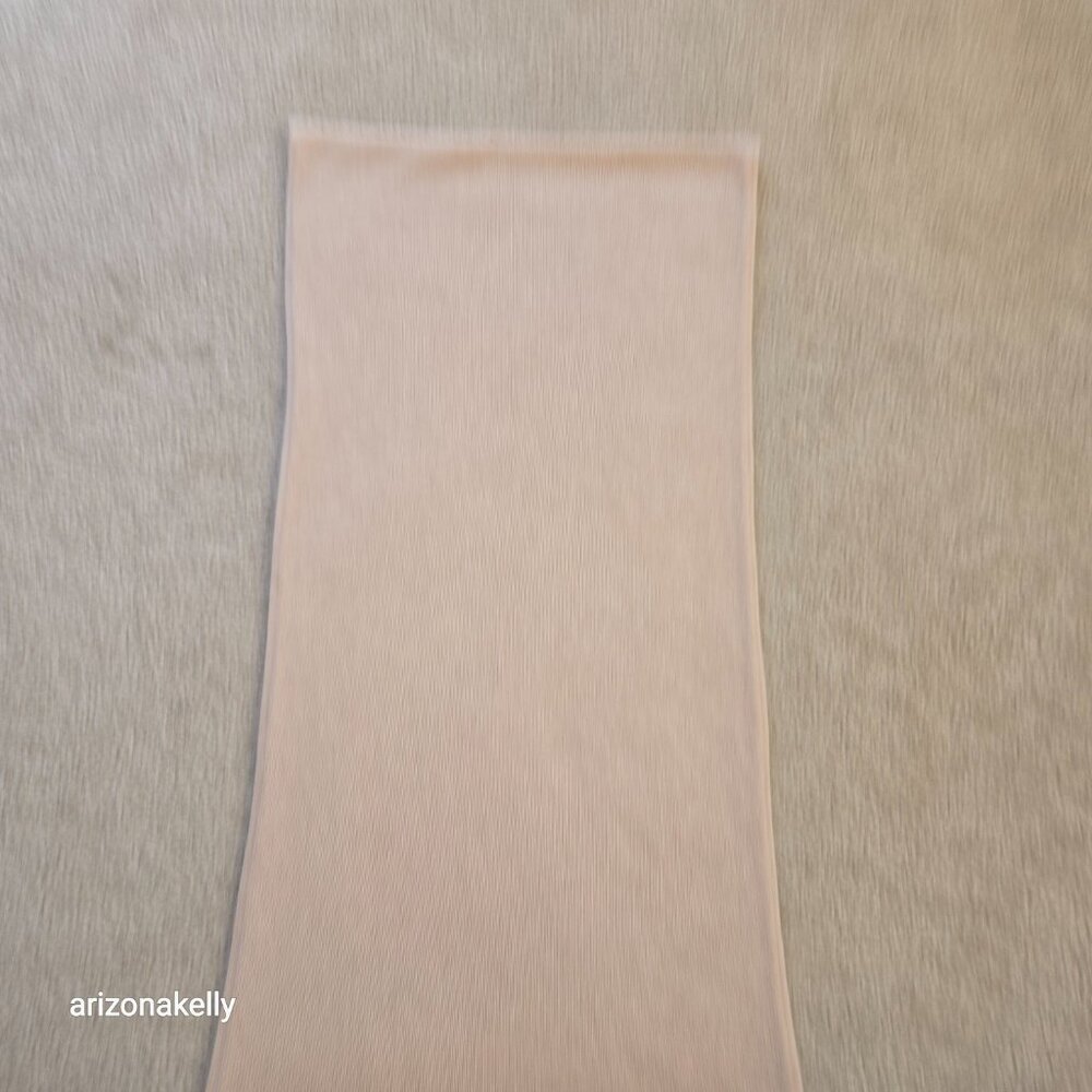 Thicker Cashmere Knit Scarf Tan - Picture 5 of 10